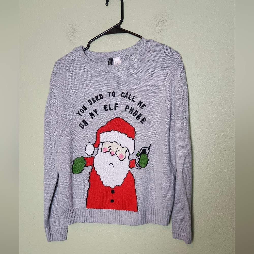 H&M Christmas Santa Clause Sweater Size Small